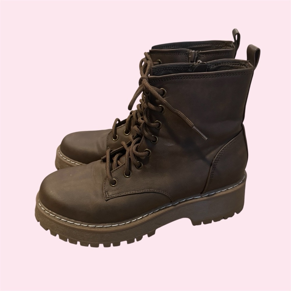 No Boundaries Boots, Brown, Size 9